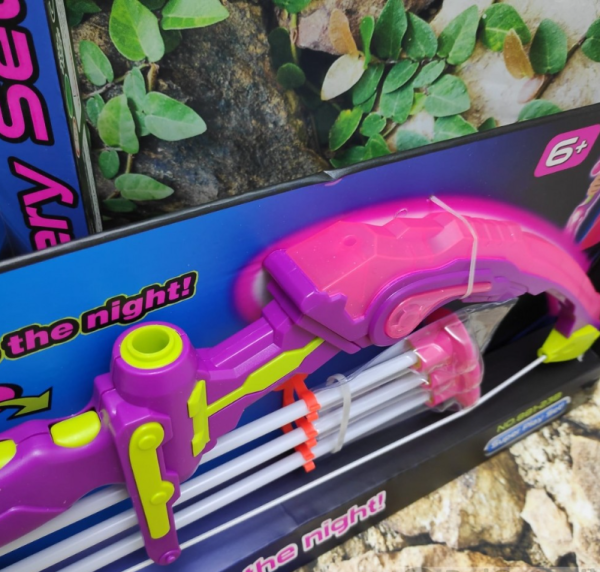 Игровой набор: Светящийся лук и стрелы на присосках Archery Set 881-23A, 6+